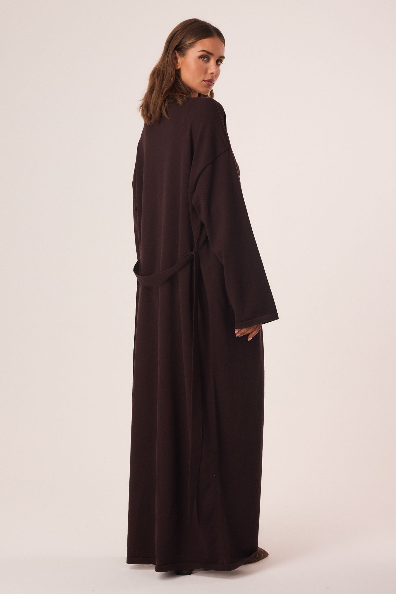 SNDYS SAMIRA MAXI CARDIGAN (Chocolate)