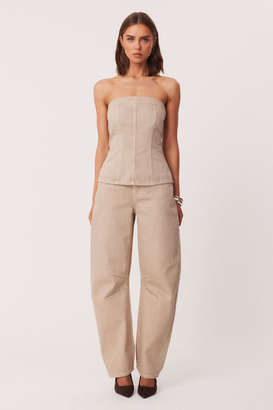 SNDYS LEX CORSET TOP (Taupe)