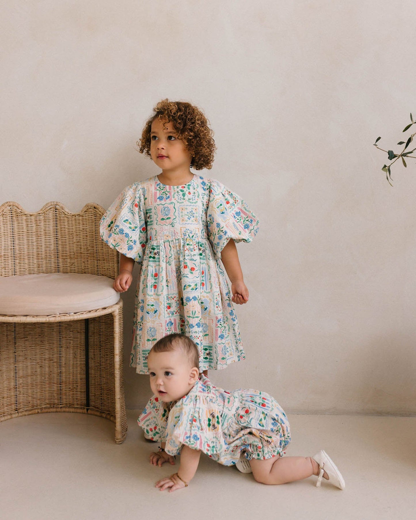 Walnut Melbourne Dress (Forget Me Not)