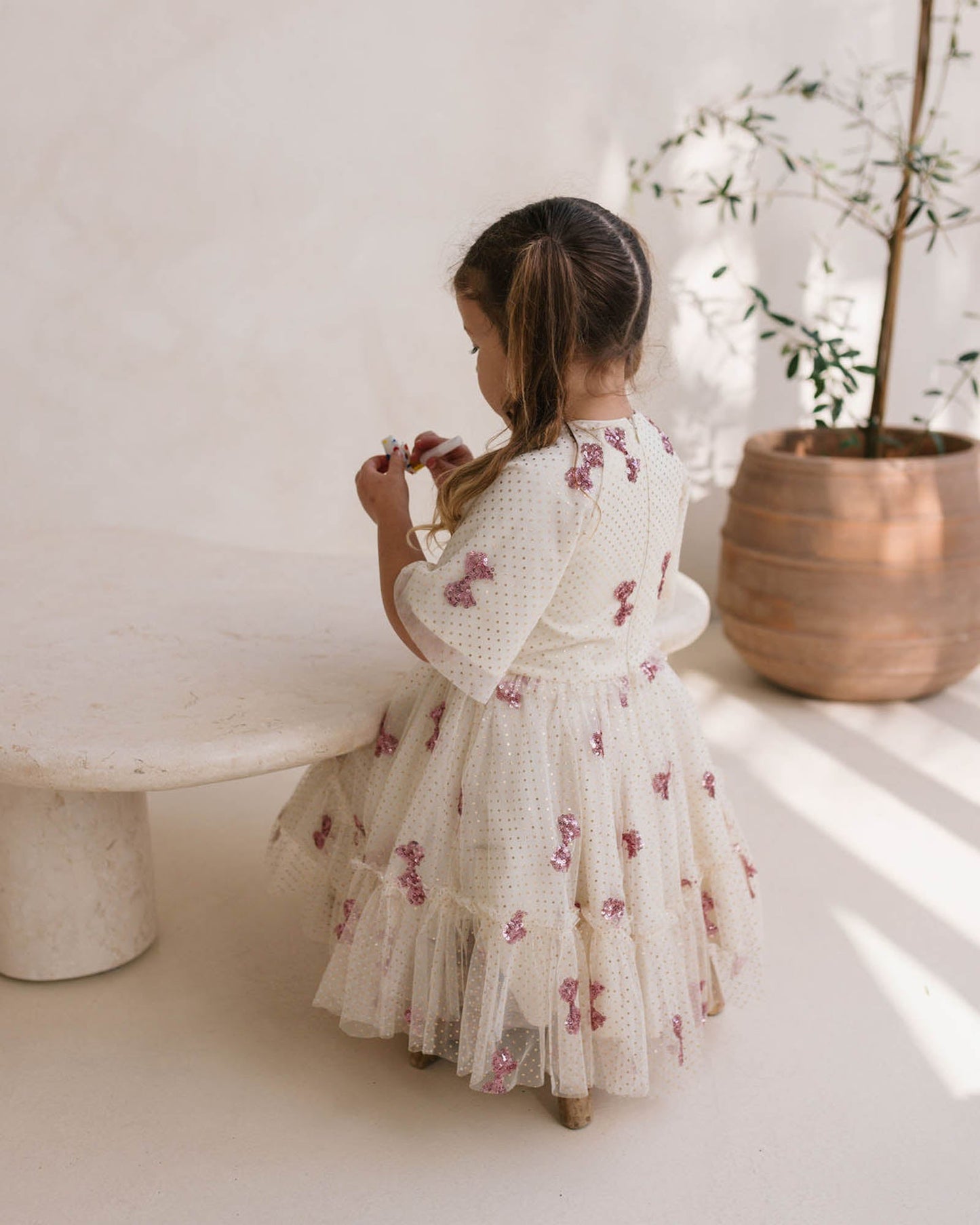 Walnut Melbourne Faire La Fete Dress (Cream)
