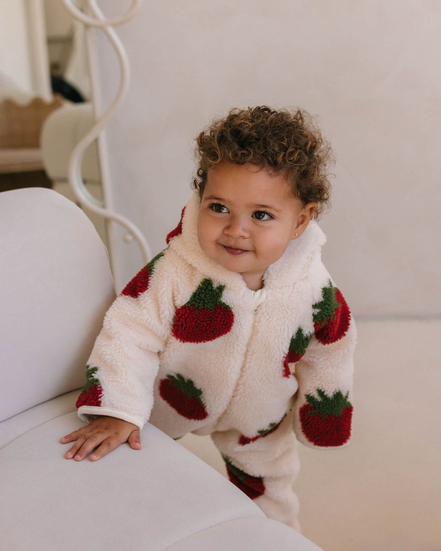 Walnut Melbourne Aspen Onesie (Strawberry)