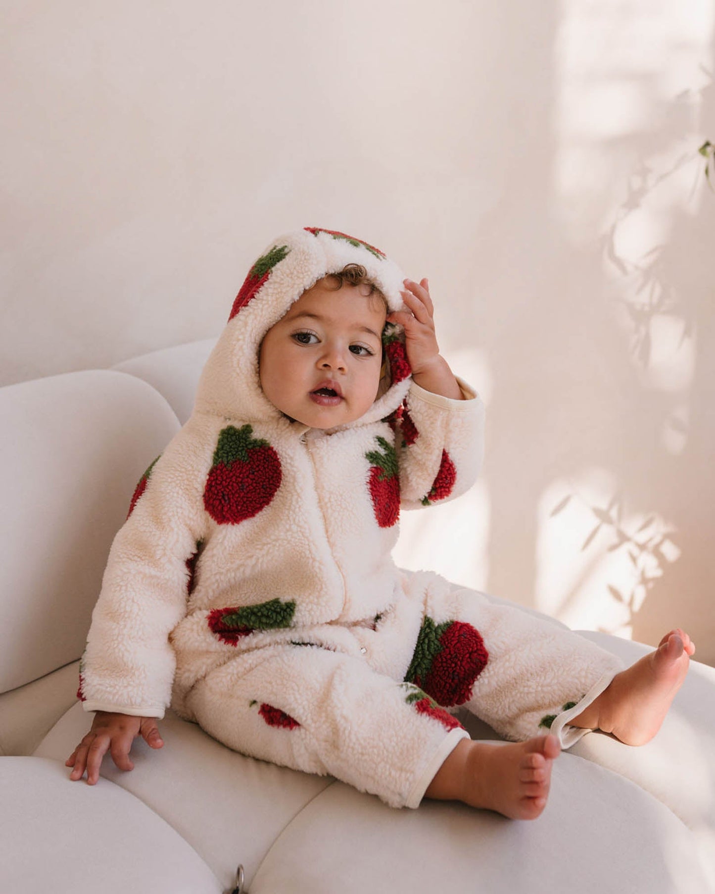 Walnut Melbourne Aspen Onesie (Strawberry)
