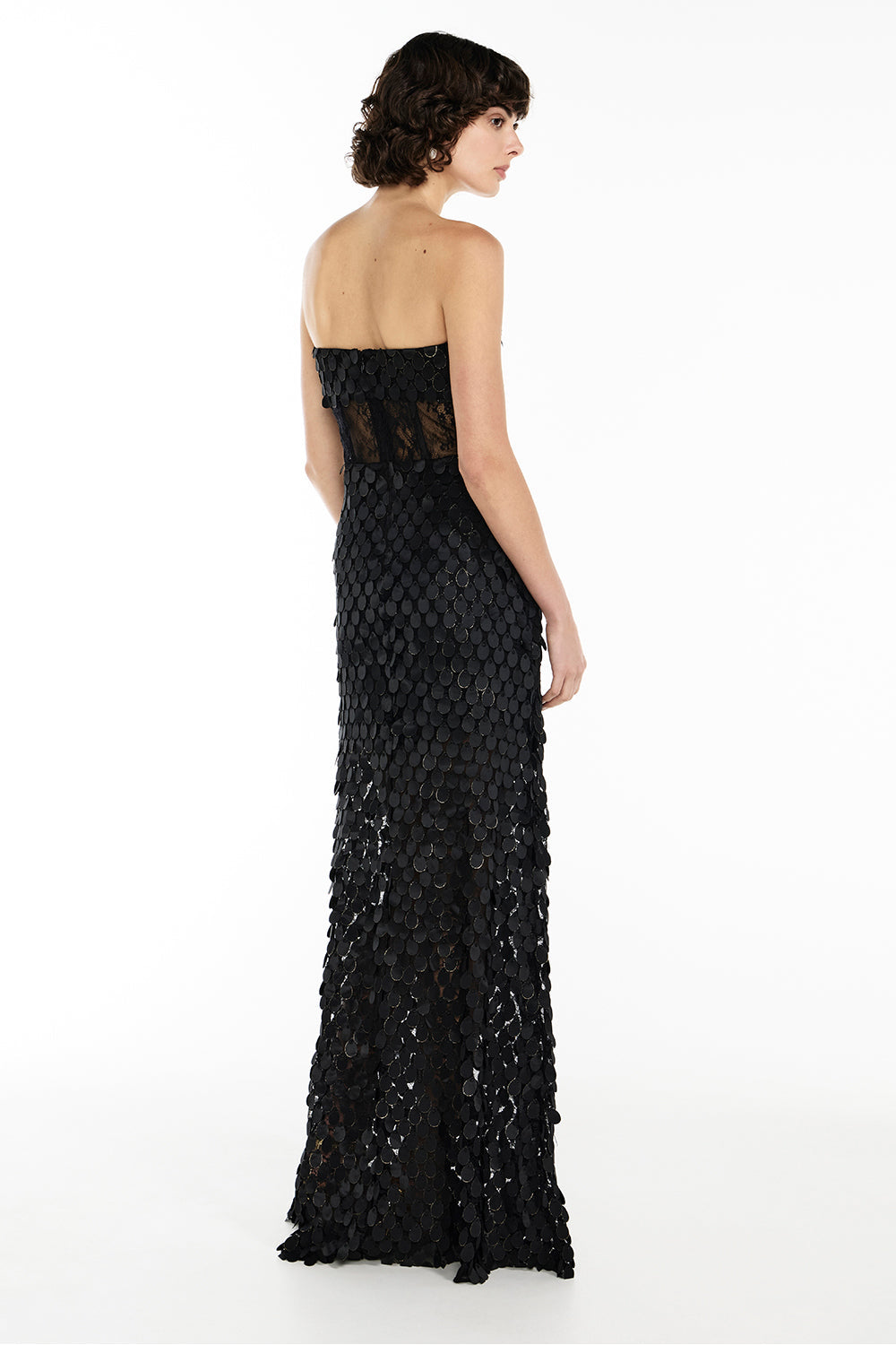 Supreme Extreme Strapless Gown (Black)