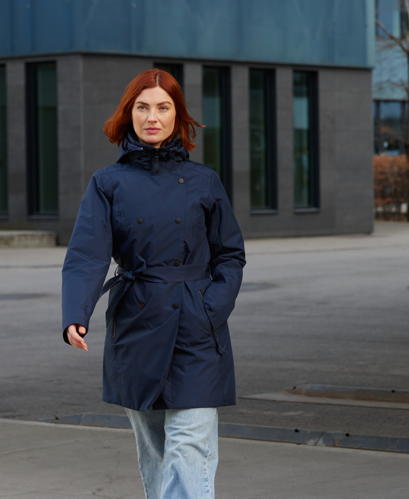 Helly Hansen W WELSEY II TRENCH INSULATED (Navy)