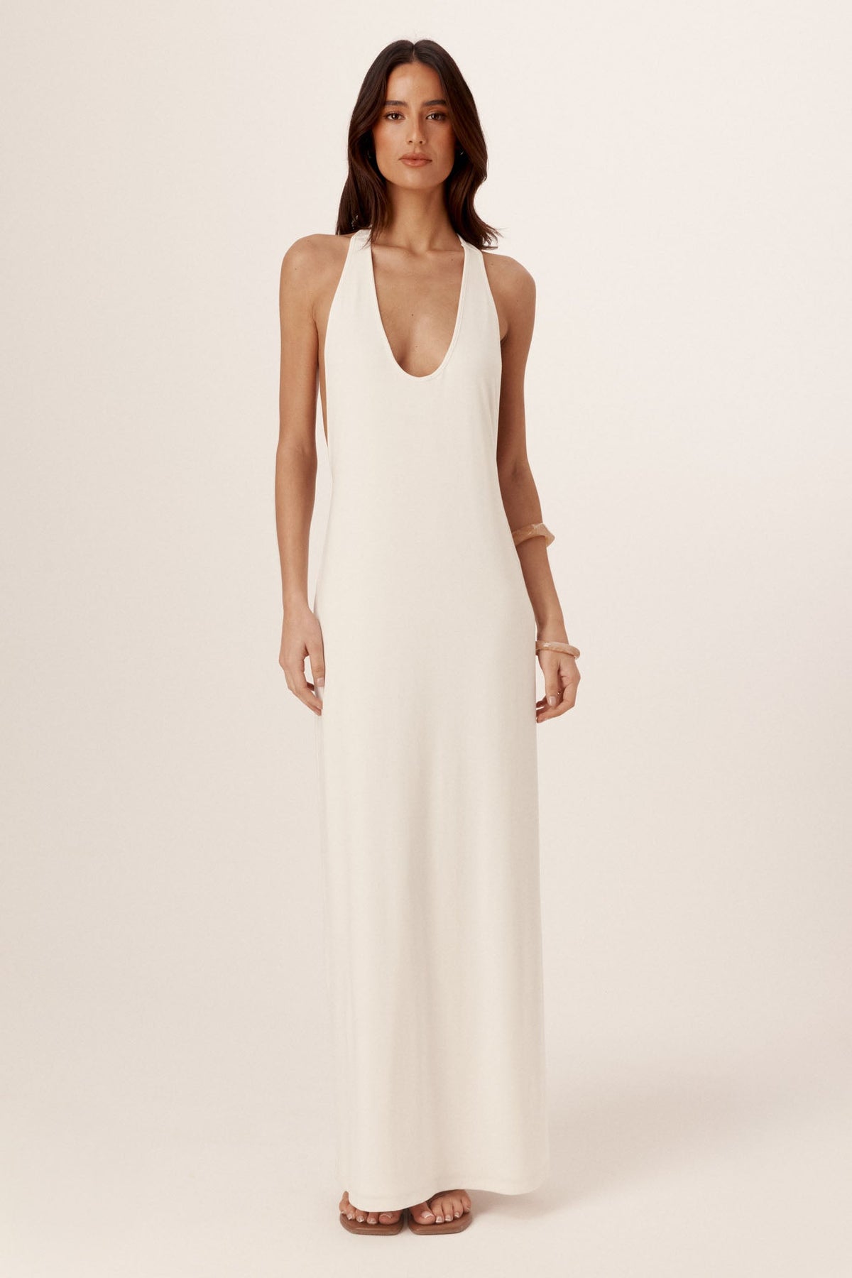 SNDYS RAVI MAXI DRESS (White)