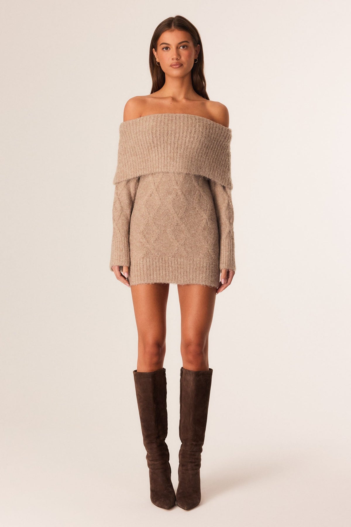 SNDYS WINNIE MINI DRESS (Oat Marle)