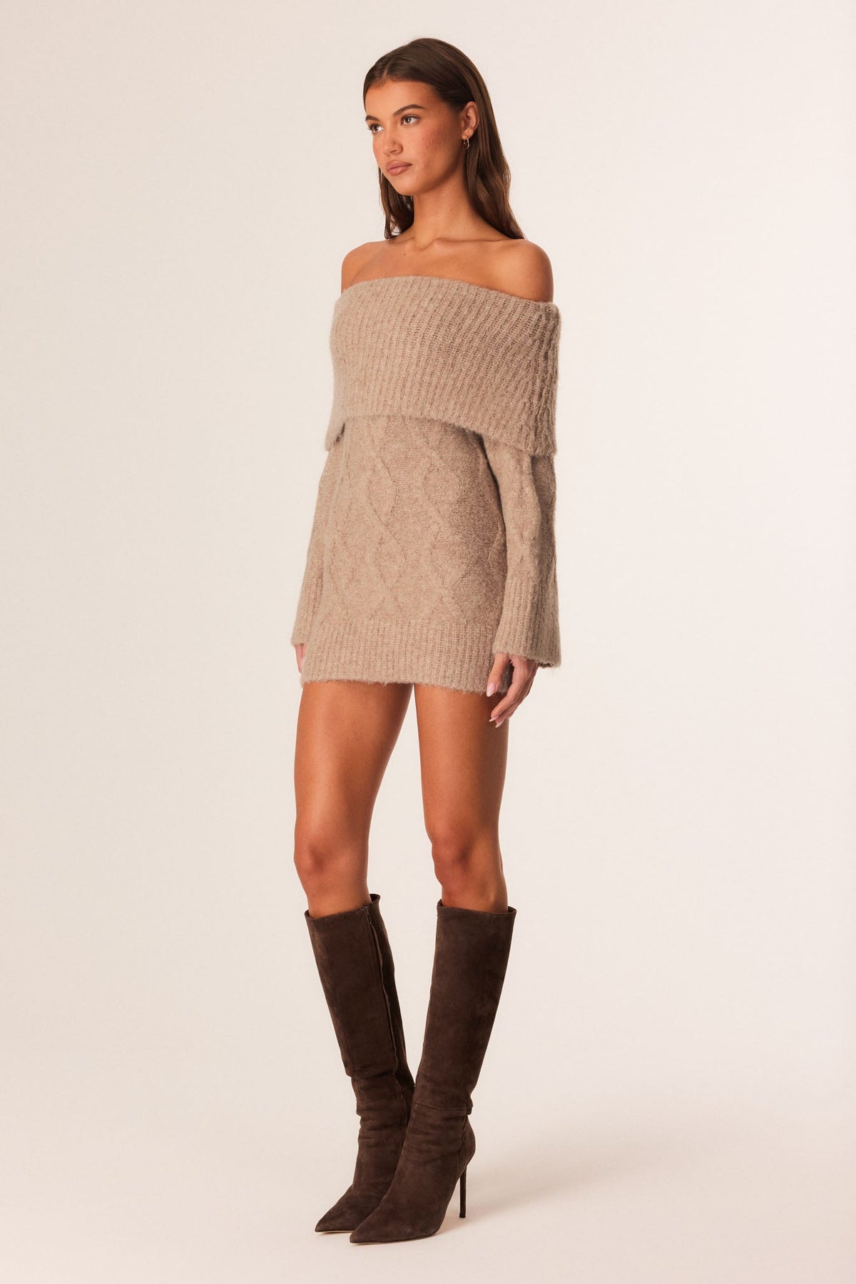 SNDYS WINNIE MINI DRESS (Oat Marle)