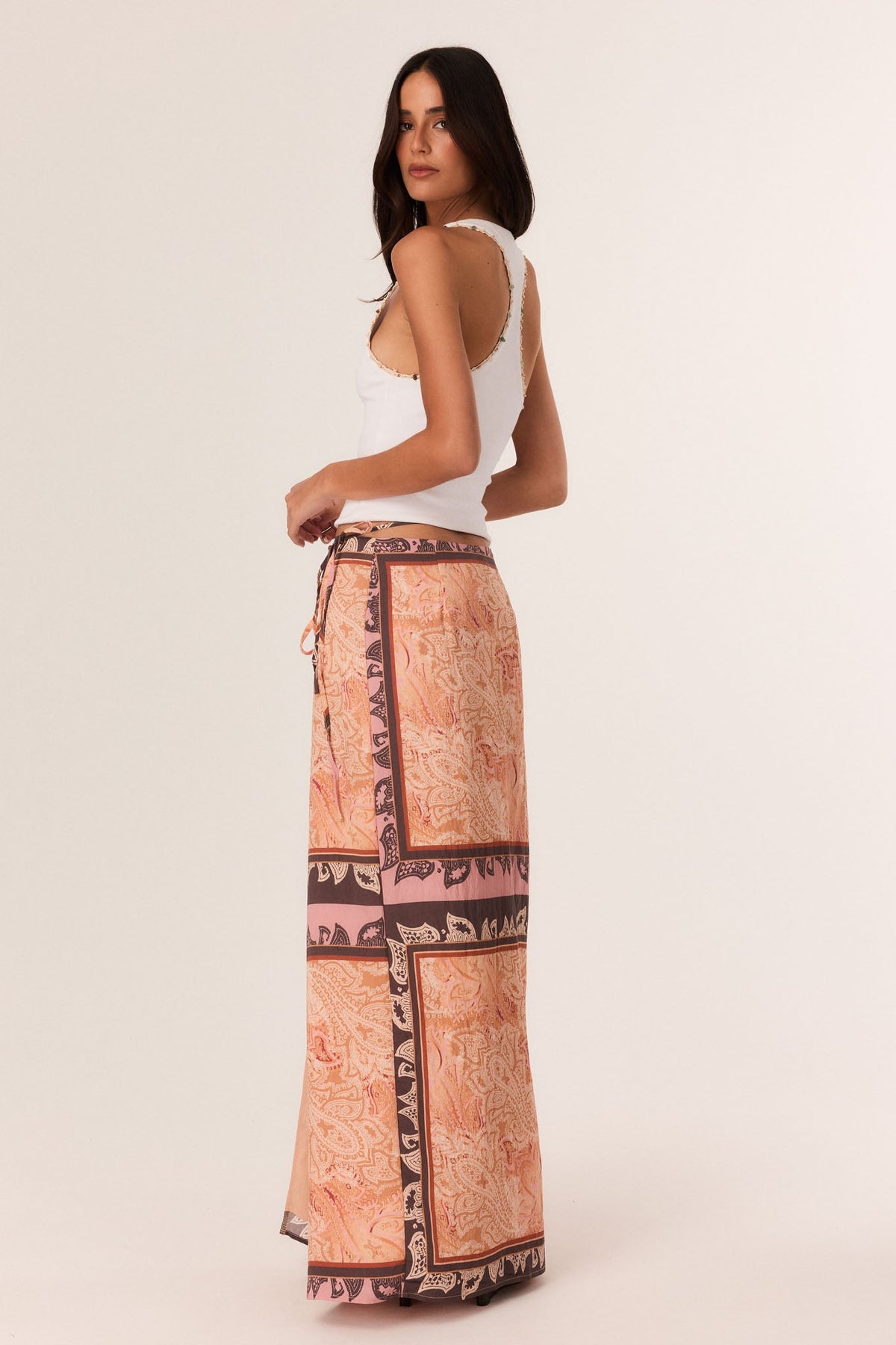 SNDYS PAISLEE MAXI SKIRT (Paisley Print)