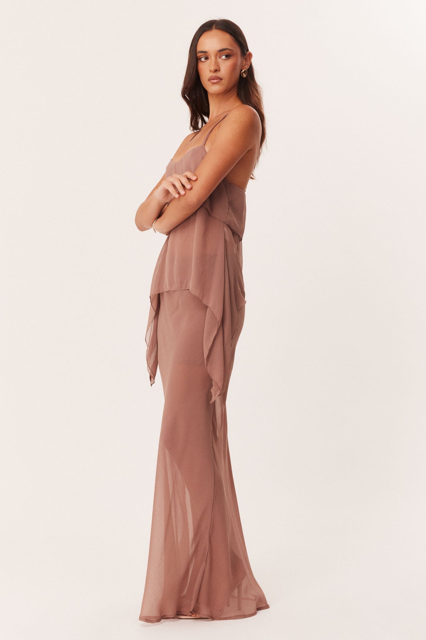SNDYS TAMARA MAXI SKIRT (Mocha)