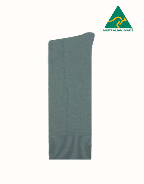 Humphrey Law Men Fine Merino Wool Blend Health Socks (Silver Grey)