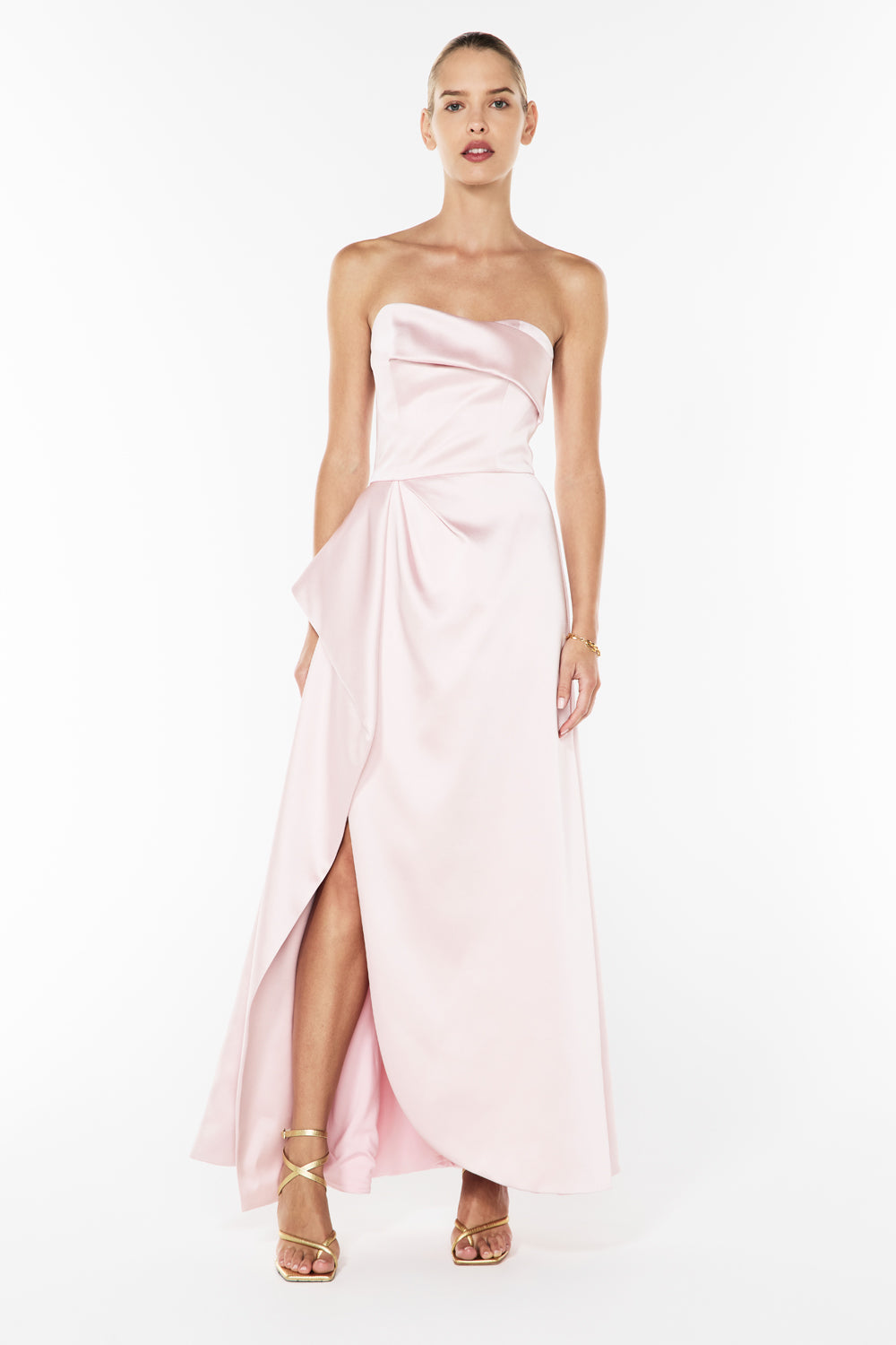 Image of Dresses. Productname: Night Moves Gown in Rosewater colour by brand - Manning Cartell