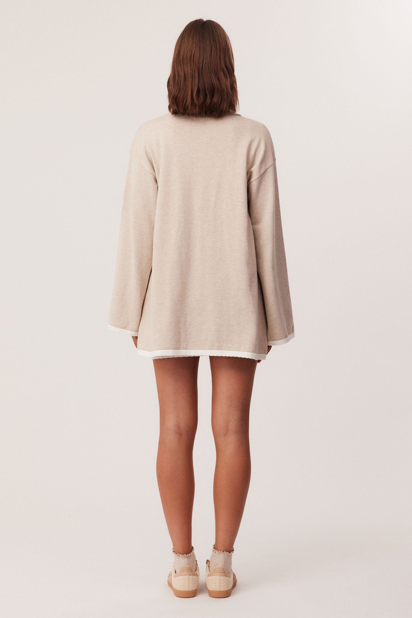 SNDYS CAMPBELL CARDIGAN (Beige Marl)