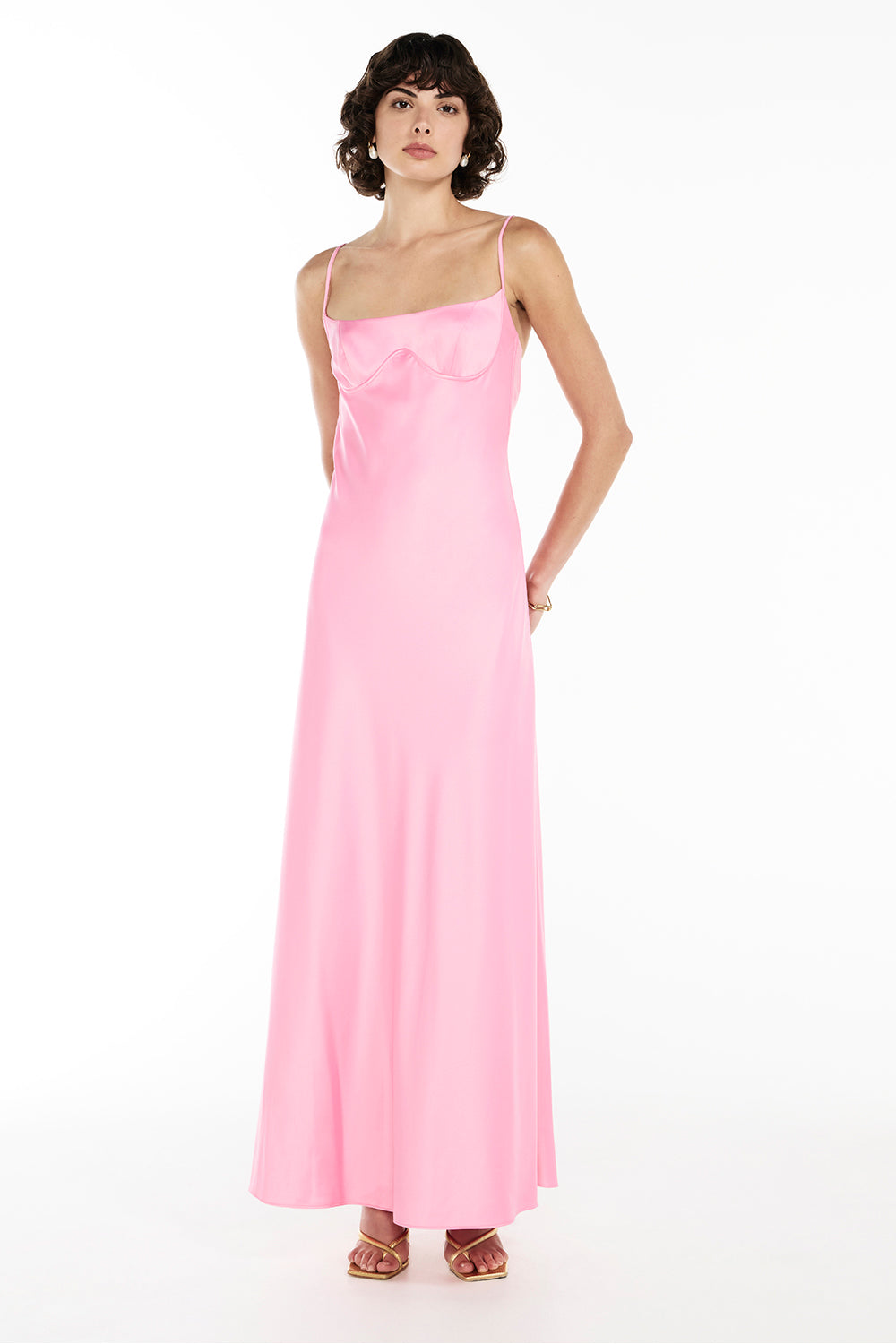 Save The Date Slip Dress (Pink)