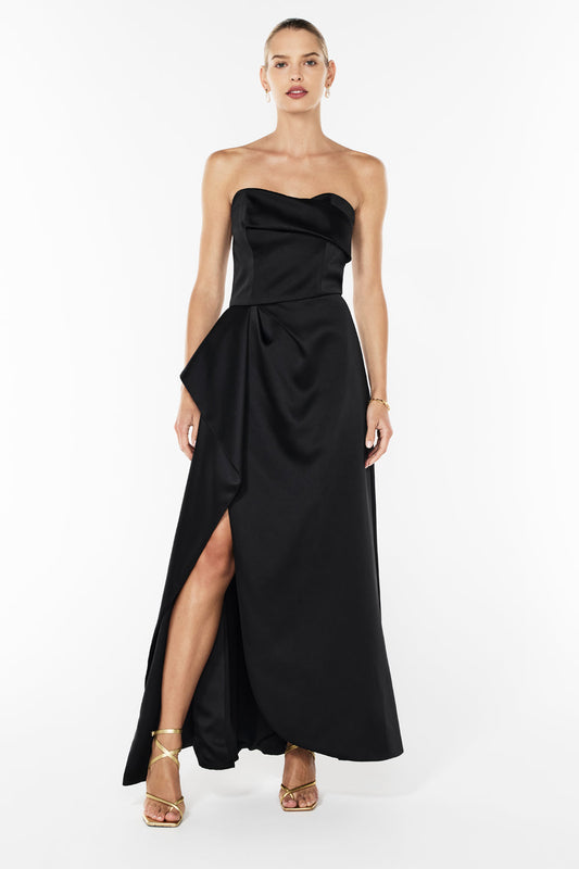 Image of Dresses. Productname: Night Moves Gown in Black colour by brand - Manning Cartell