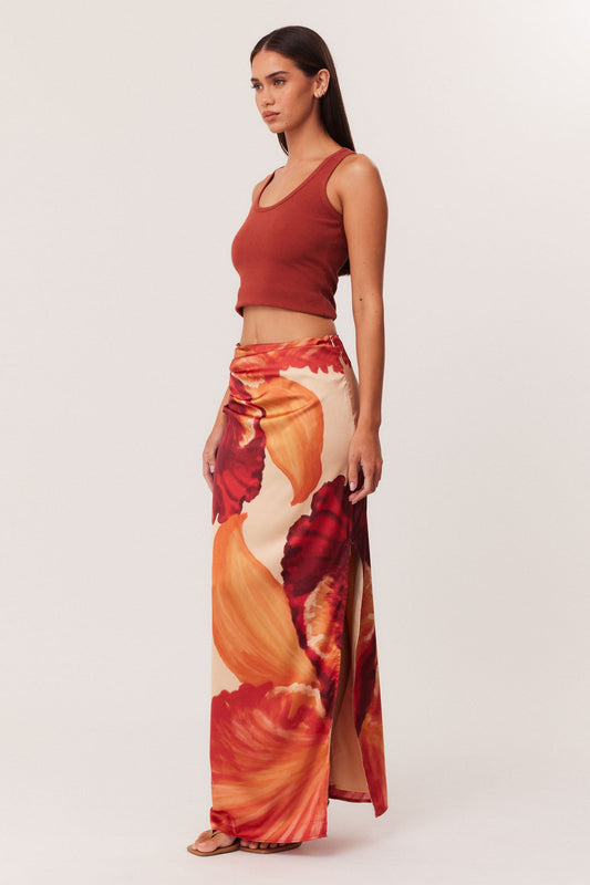 SNDYS CATTLEYA MAXI SKIRT (Floral)