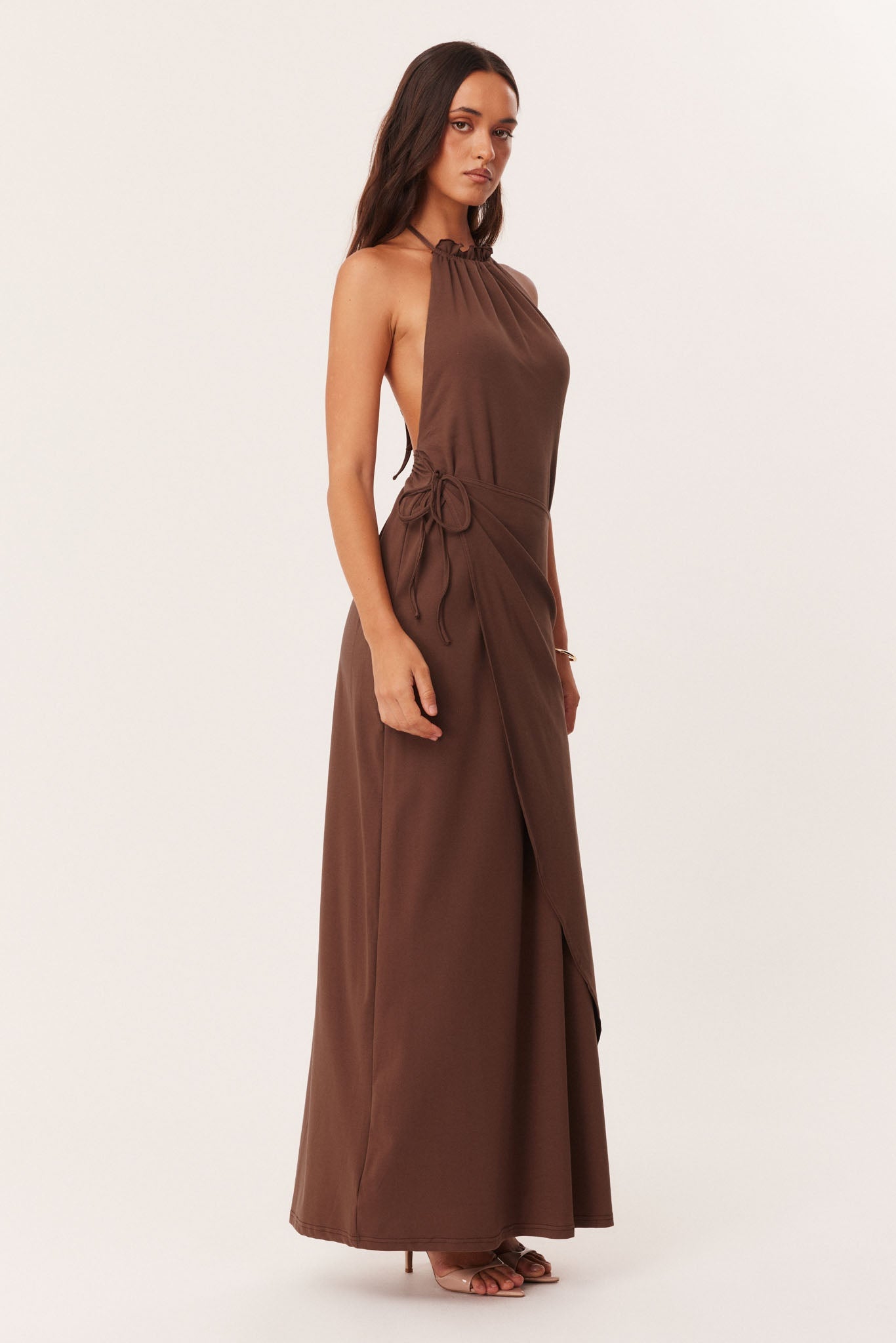 SNDYS POLLY MAXI DRESS (Mocha)
