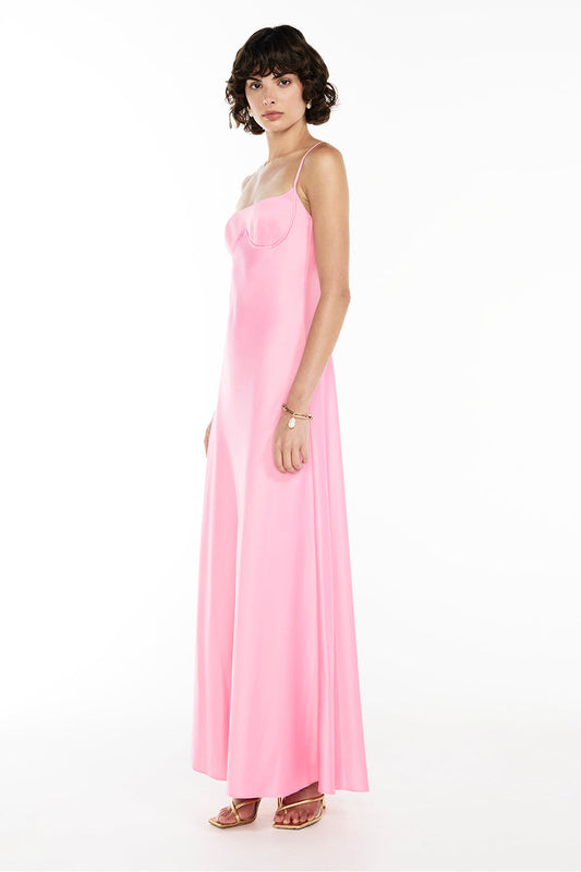 Save The Date Slip Dress (Pink)