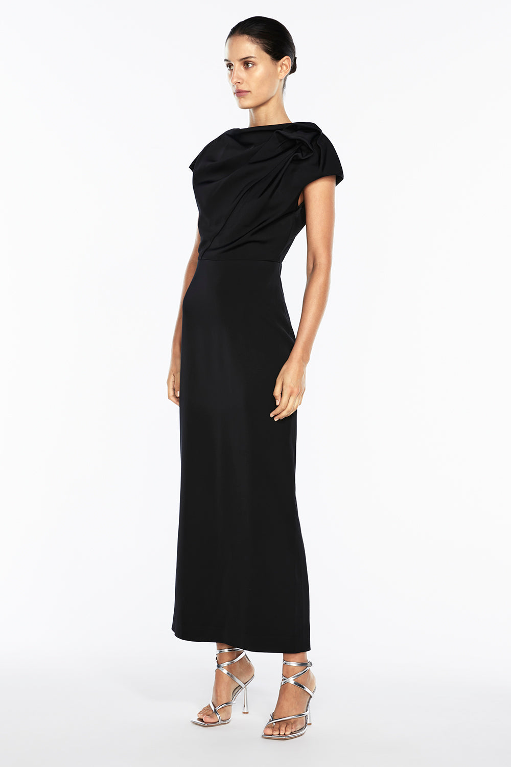 Grand Illusion Maxi Gown (Black)
