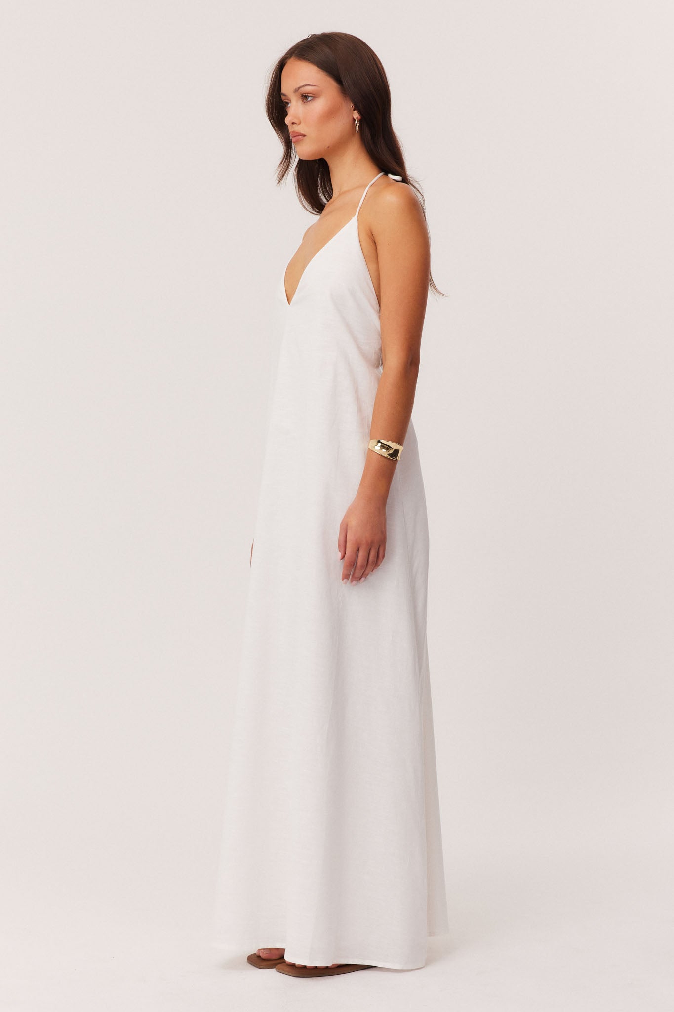 SNDYS STACY MAXI DRESS (White)