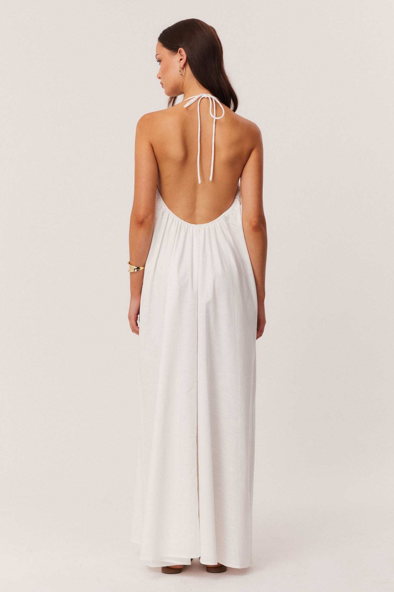 SNDYS STACY MAXI DRESS (White)