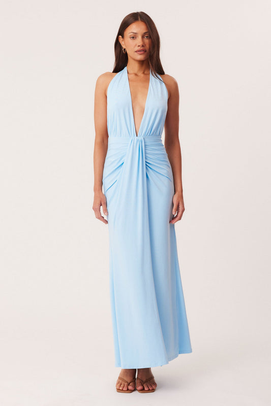 Image of Dresses. Productname: SNDYS ARIOS MAXI DRESS in Blue colour by brand - SNDYS