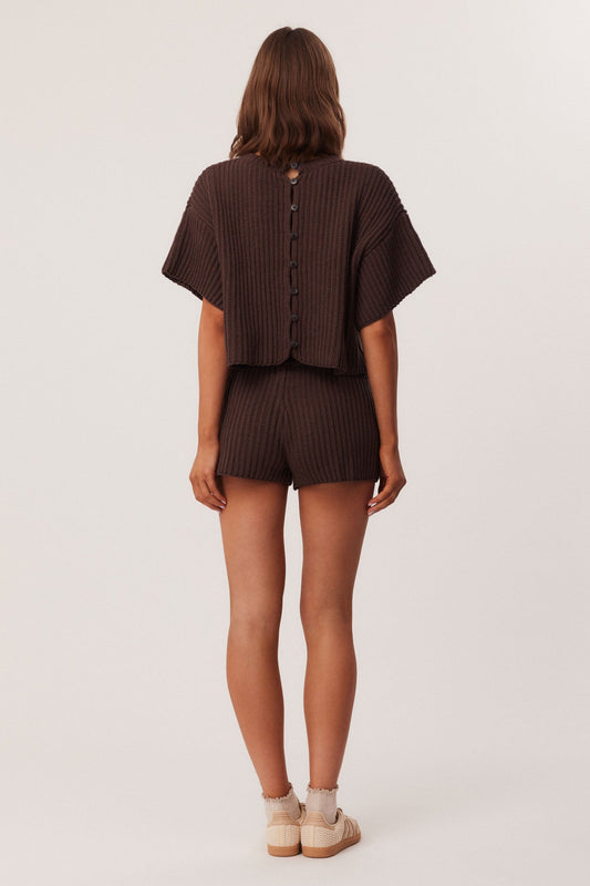 SNDYS BRINLEY SHORTS (Chocolate)