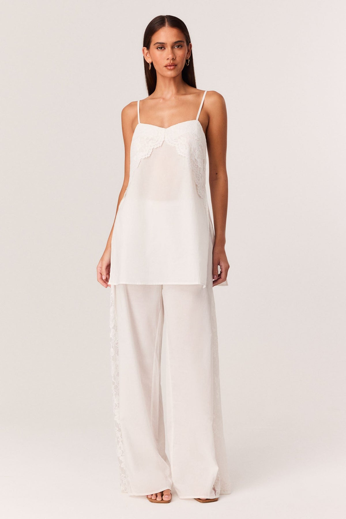 SNDYS AMARIS LACE TOP (White)