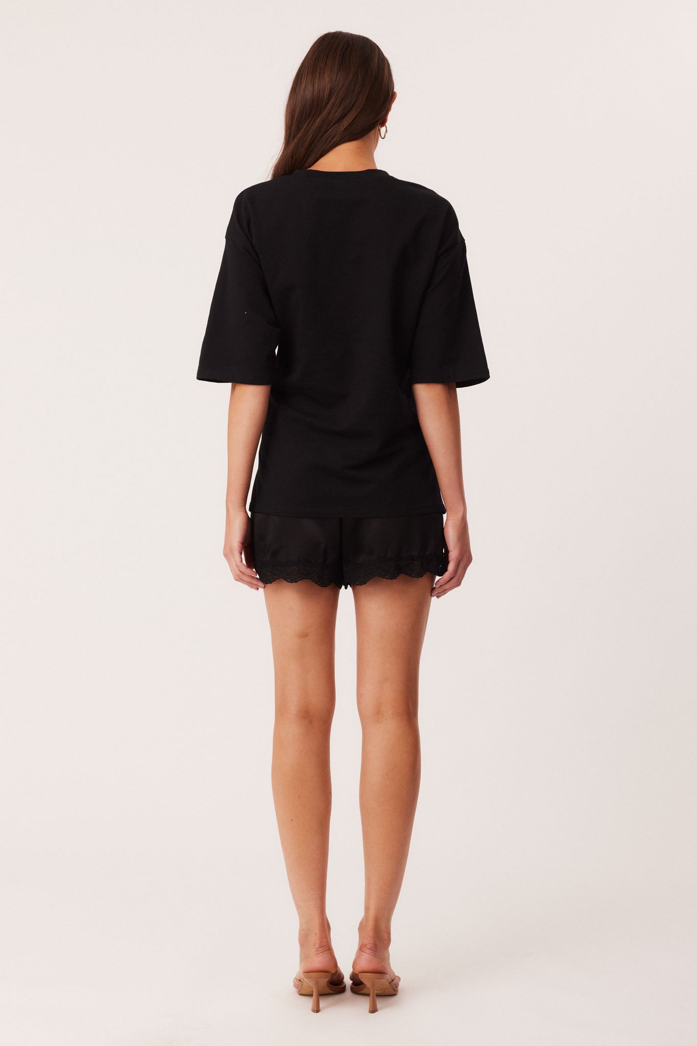 SNDYS TAMMI LACE SHORTS (Black)
