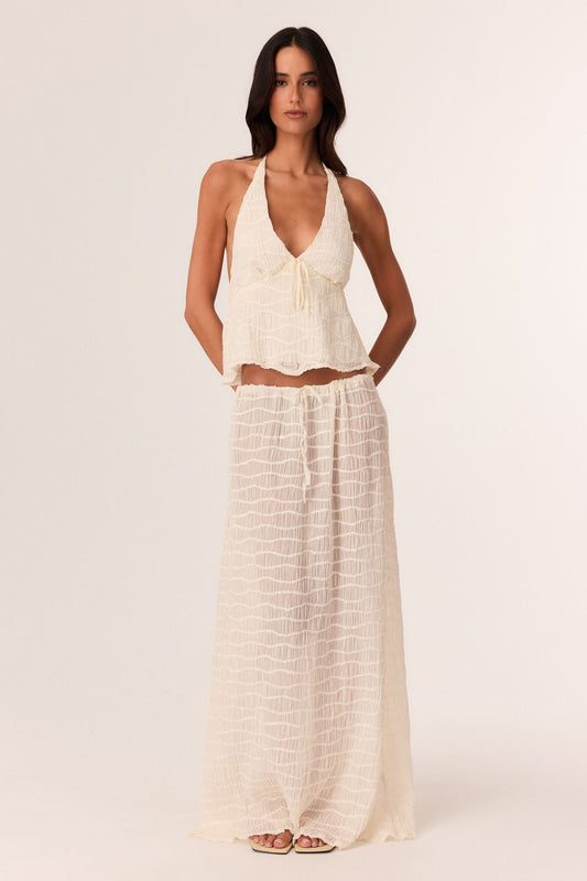 SNDYS INDIE HALTERNECK TOP (Shell)