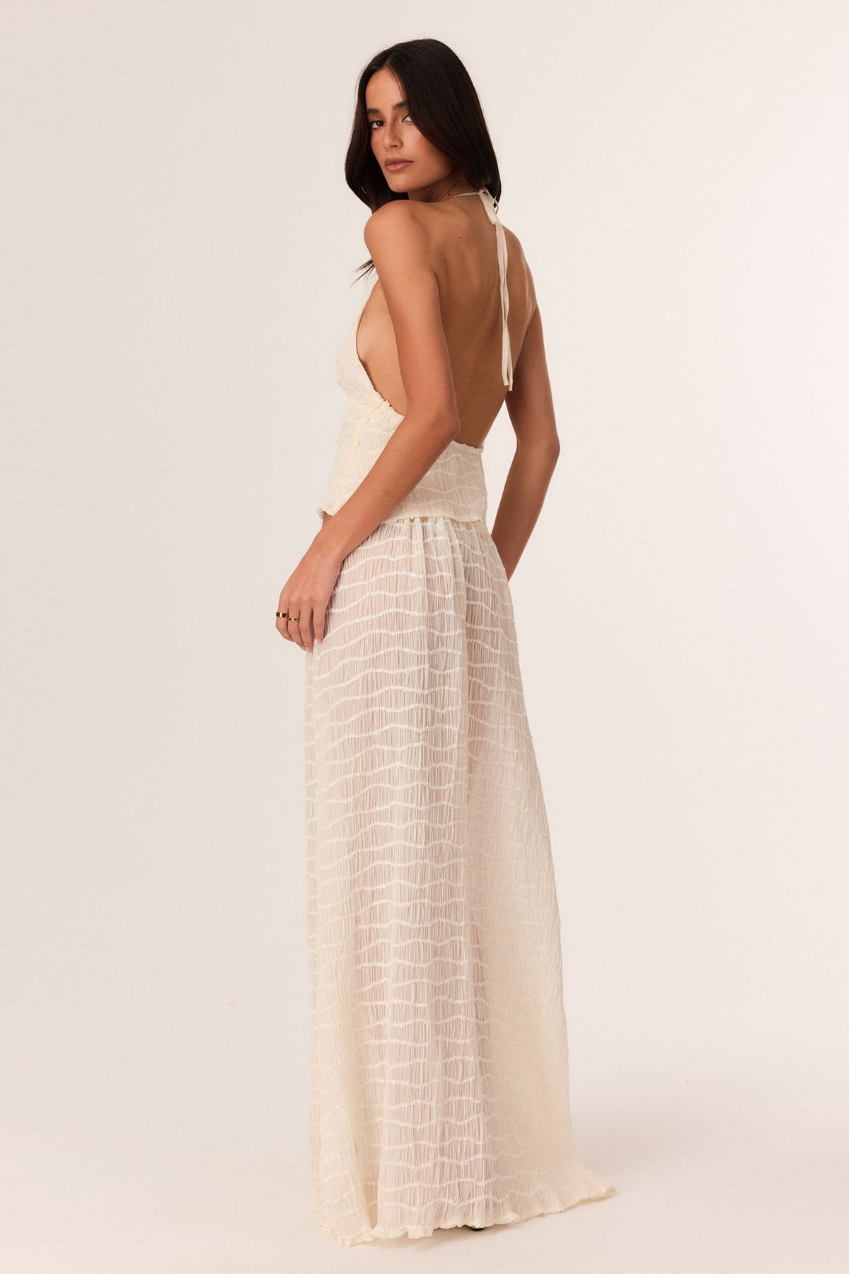SNDYS INDIE HALTERNECK TOP (Shell)