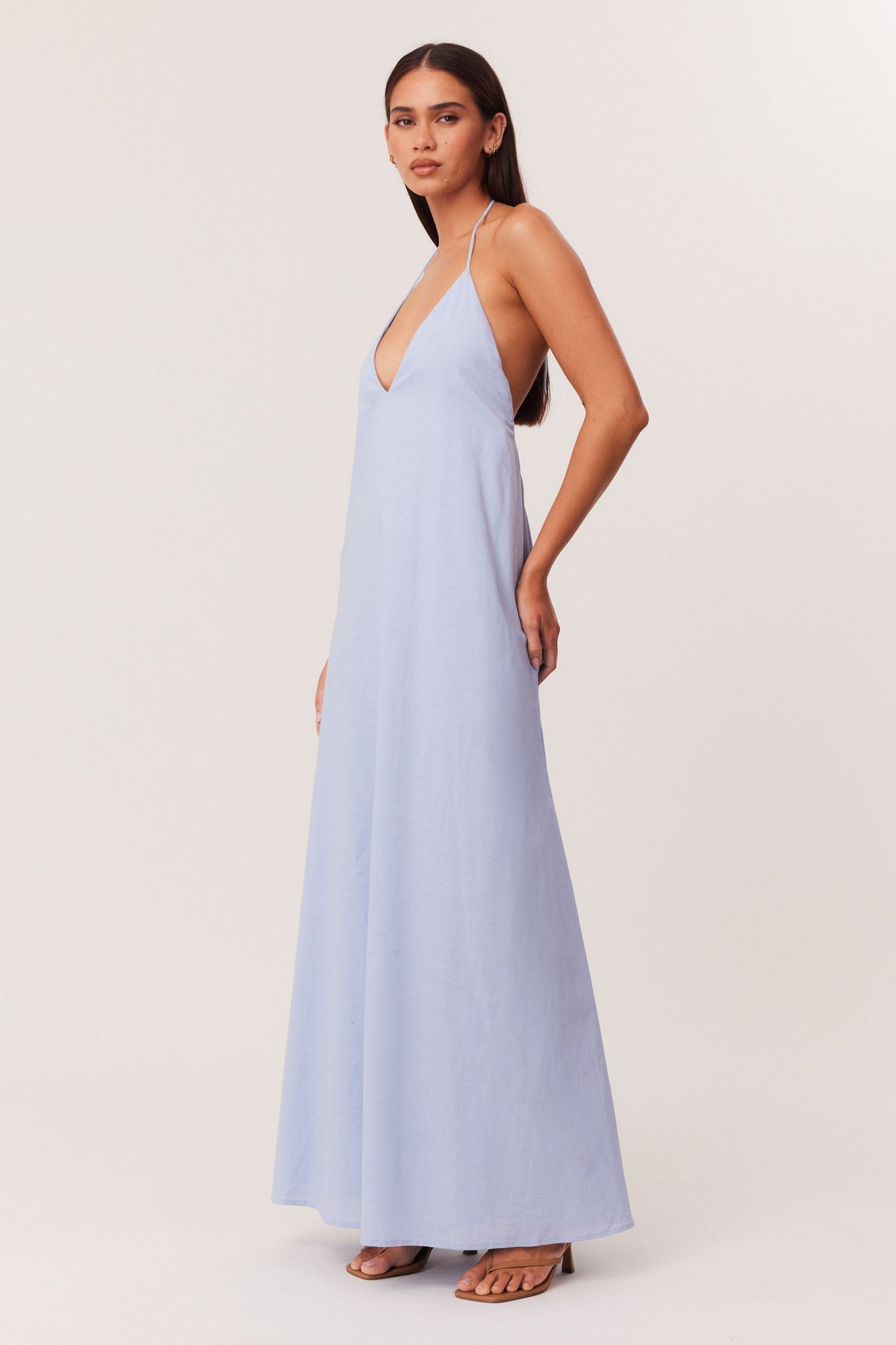 SNDYS STACY MAXI DRESS (Aura Blue)