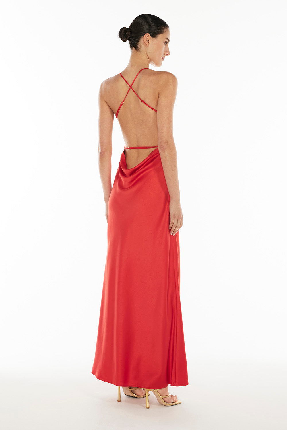 Saturation Point Slip Dress (Red)