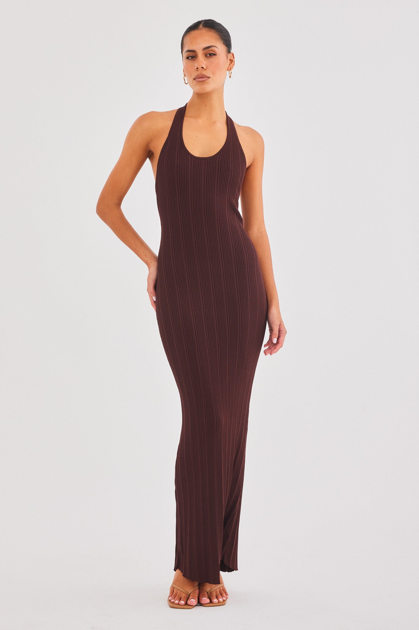 SNDYS LILA MAXI DRESS (Chocolate)