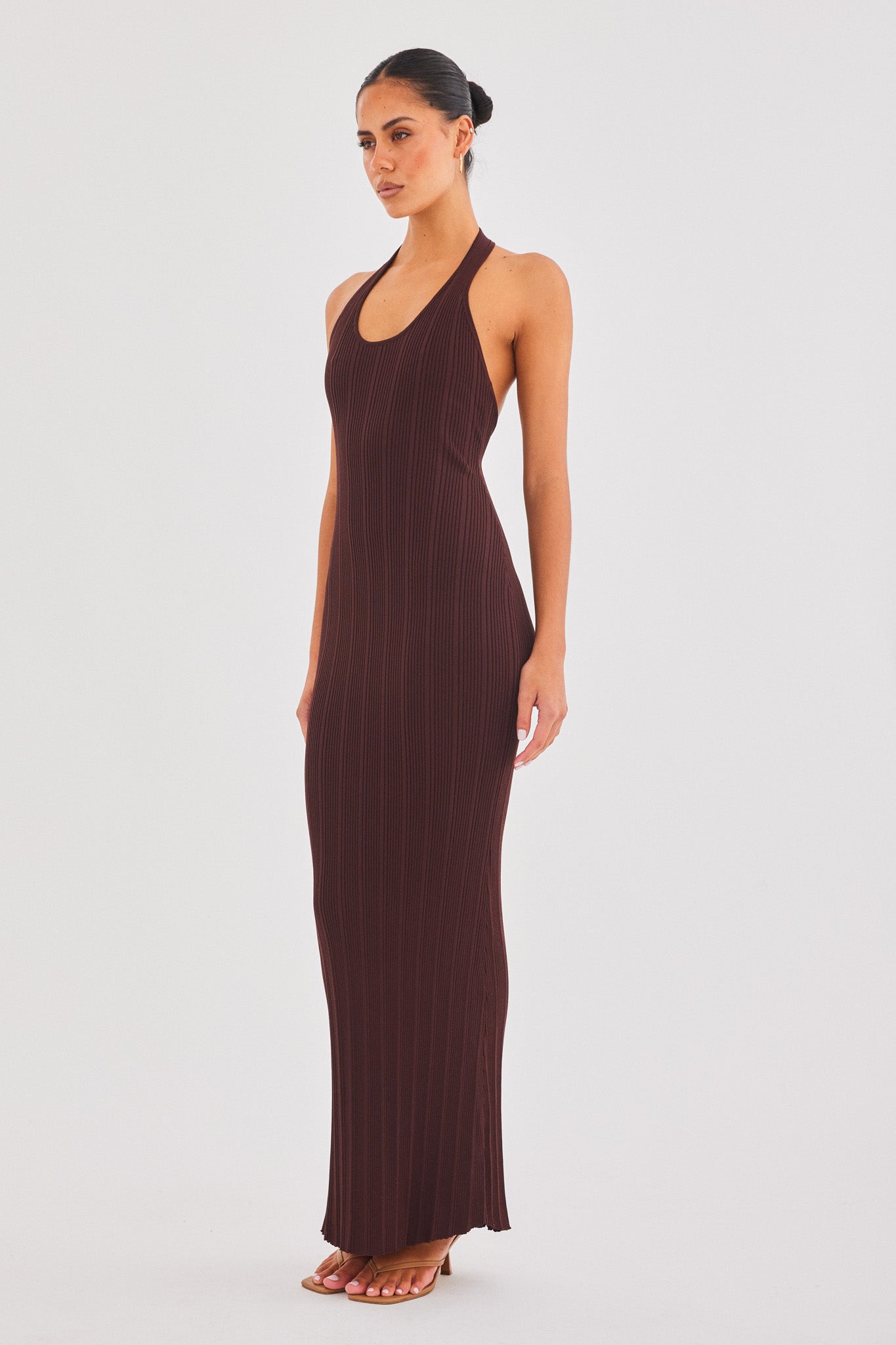 SNDYS LILA MAXI DRESS (Chocolate)