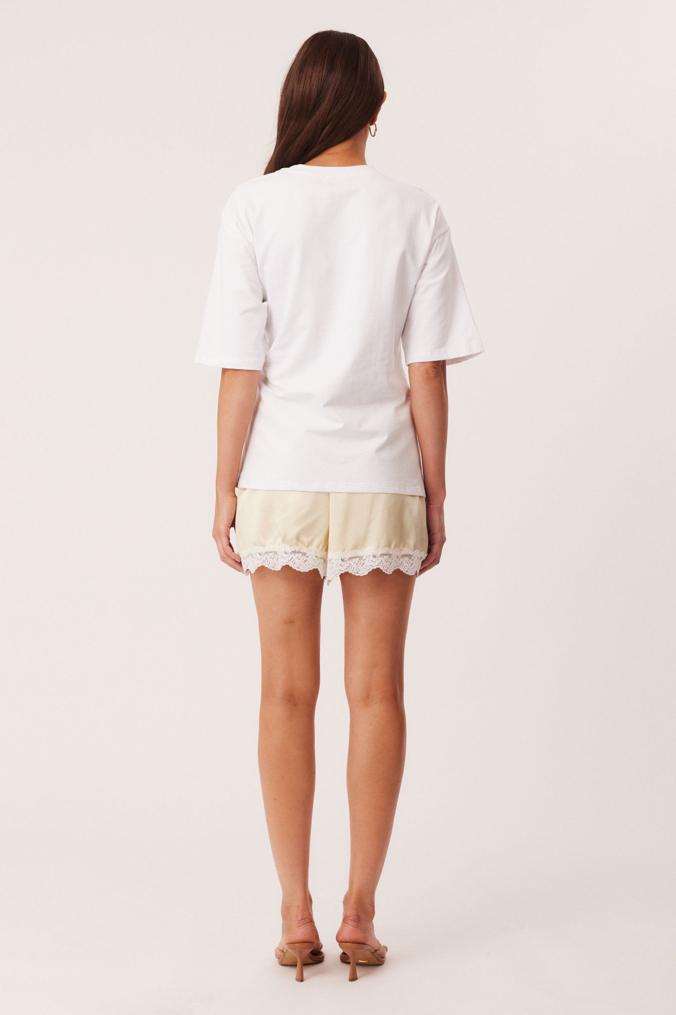 SNDYS TAMMI LACE SHORTS (Sour Lemon)