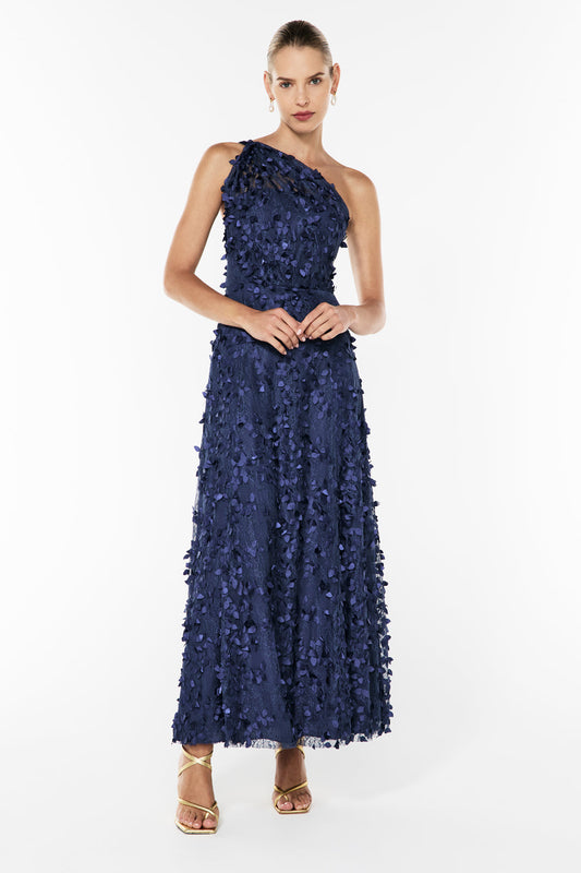 Image of Dresses. Product name - Enchantment One Shoulder Dress in Royal Blue colour by brand - MANNING CARTELL