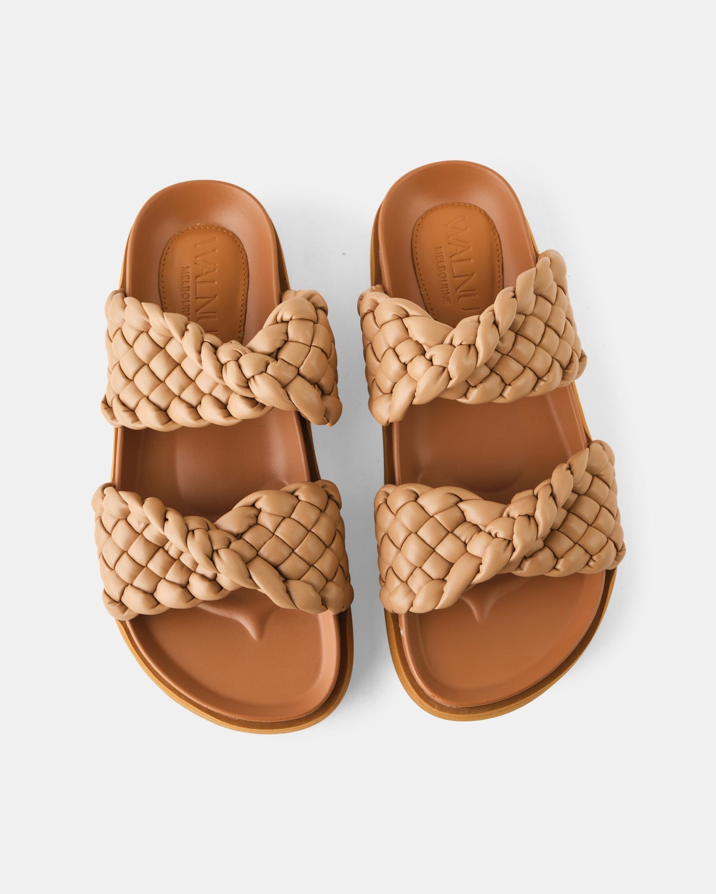 Walnut Melbourne Mim Slide (Light Tan)