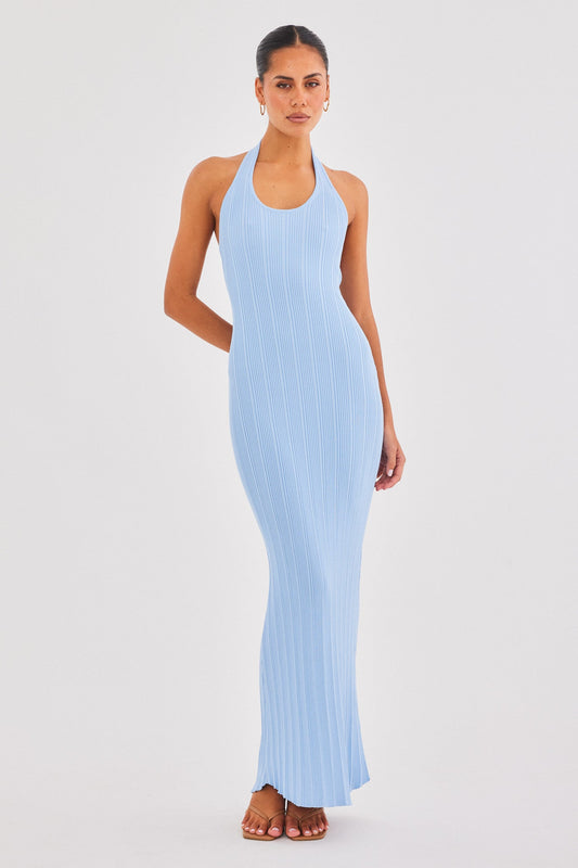 Image of Dresses. Productname: SNDYS LILA MAXI DRESS in Blue colour by brand - SNDYS