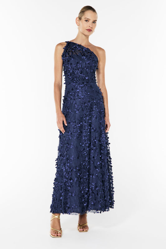 Enchantment One Shoulder Dress (Royal Blue)