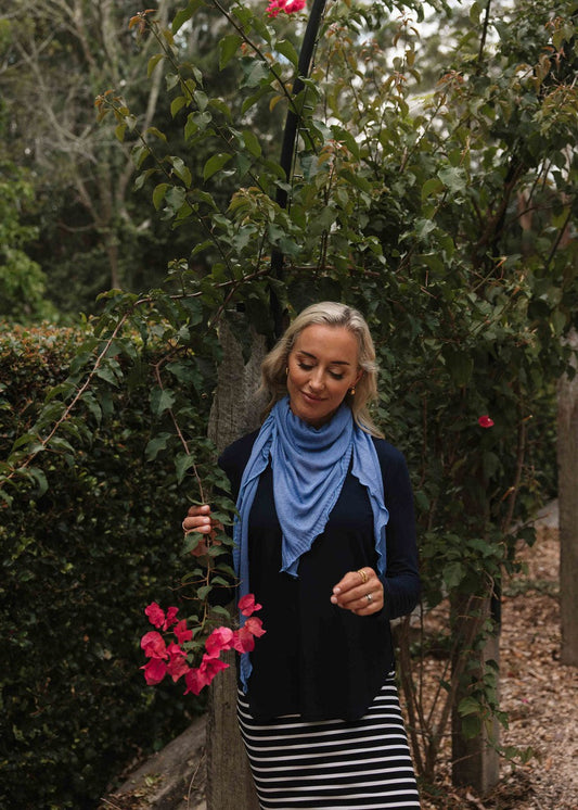 Lou Lou Sassoon Cashmere/Bamboo Scarf (Persian Jewel)