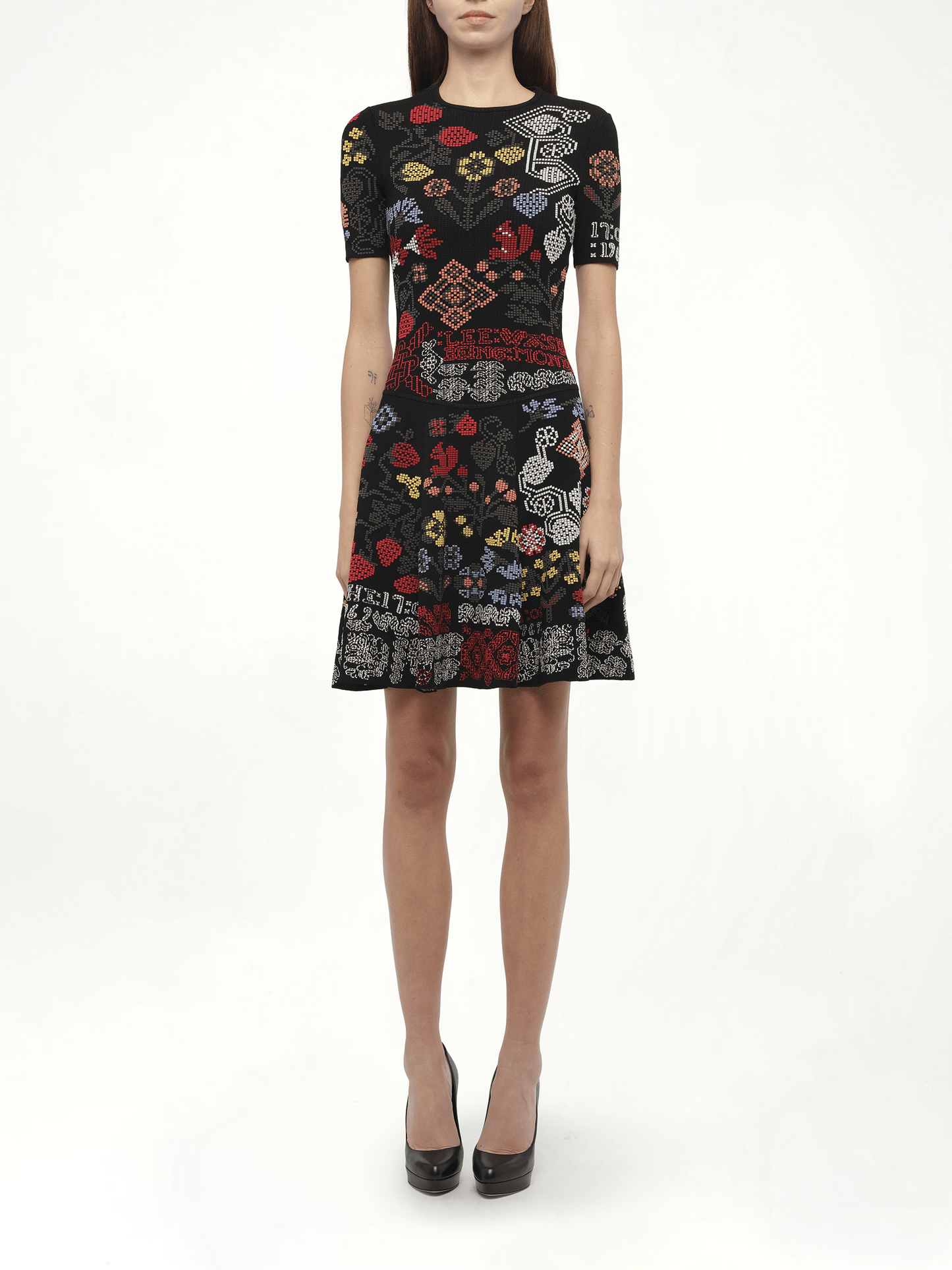 ALEXANDER MCQUEEN Knit Dress (Multicolour)
