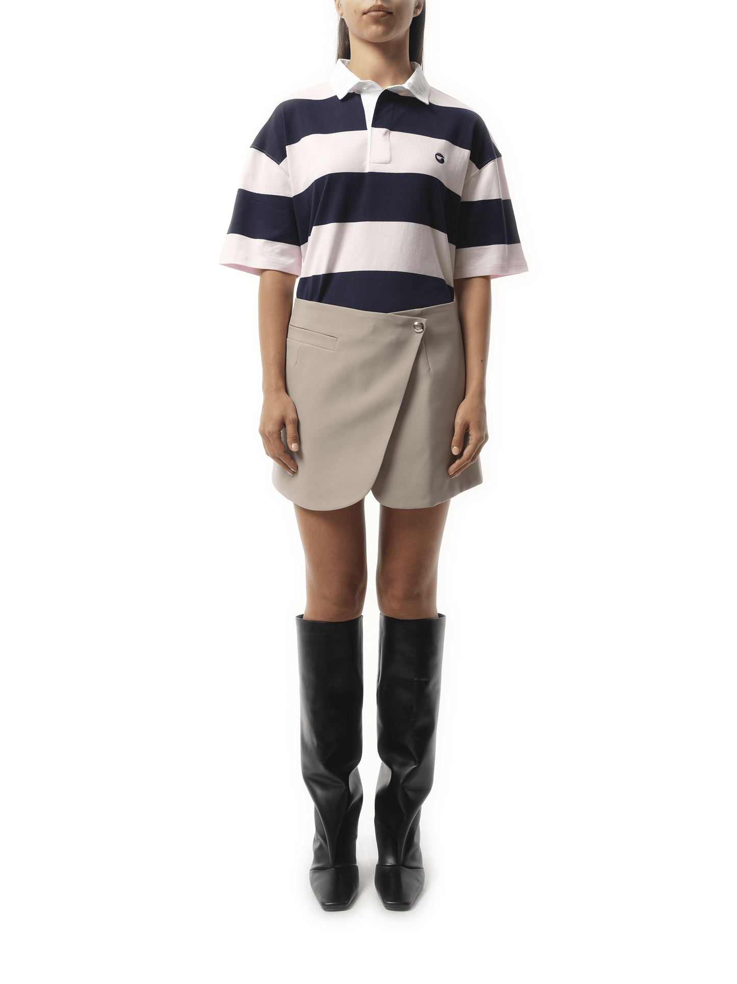 COPERNI Tailored Mini Skirt (Beige)