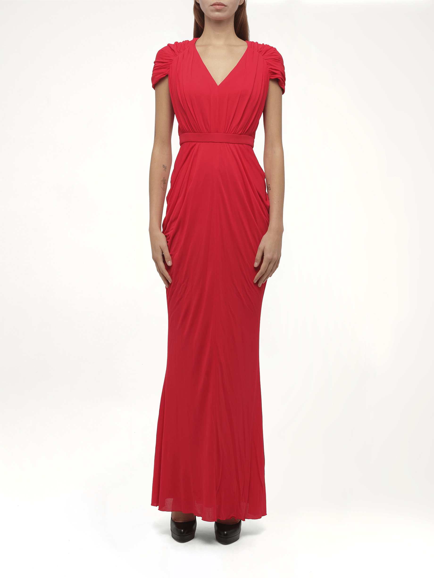 Image of Dresses. Productname: Dress in Red colour by brand - ALEXANDER MCQUEEN
