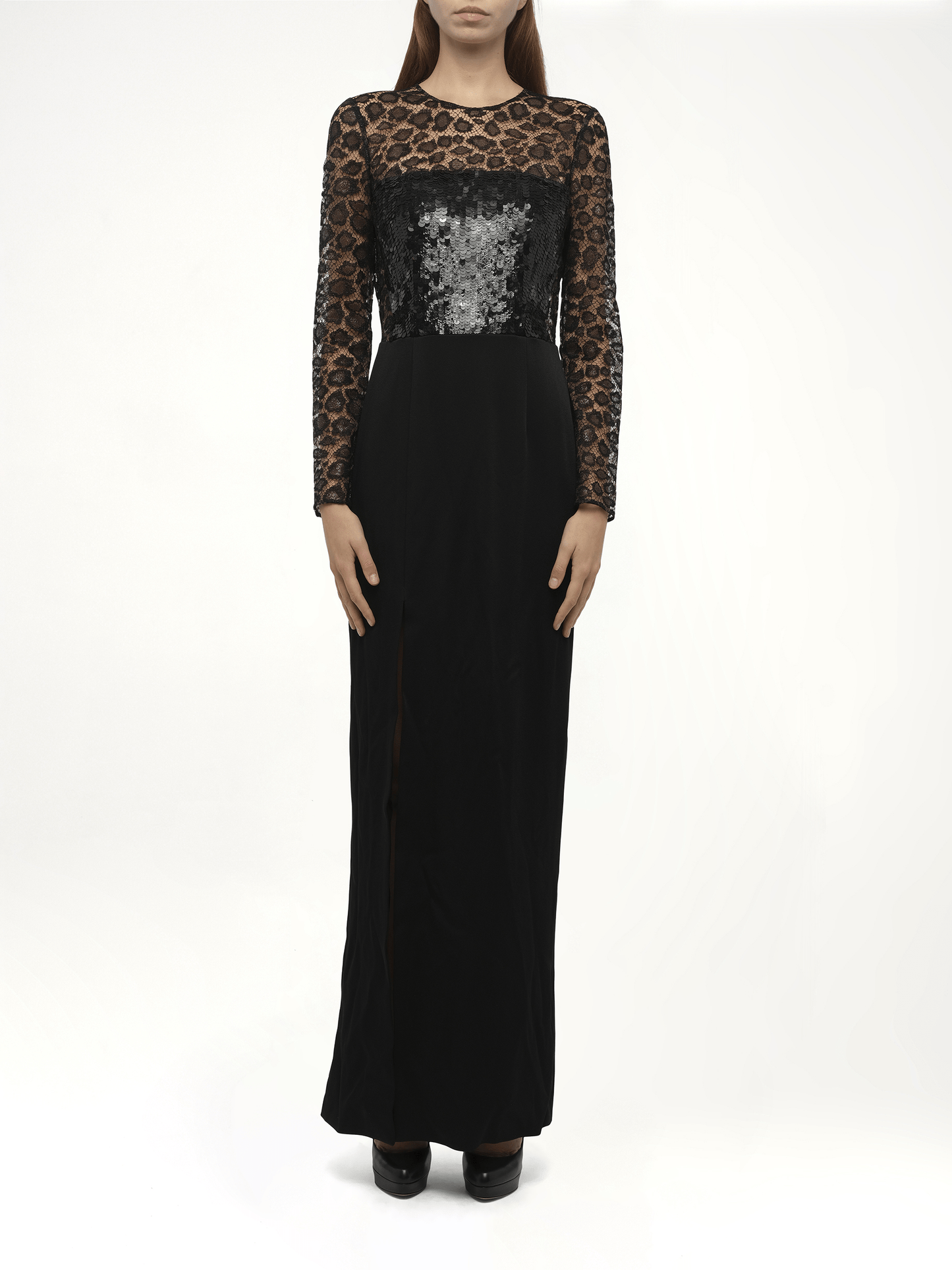 Image of Dresses. Productname: Amq Dress in Black colour by brand - ALEXANDER MCQUEEN
