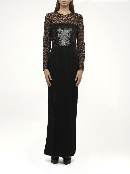 Image of Dresses. Product name - Amq Dress in Black colour by brand - ALEXANDER MCQUEEN