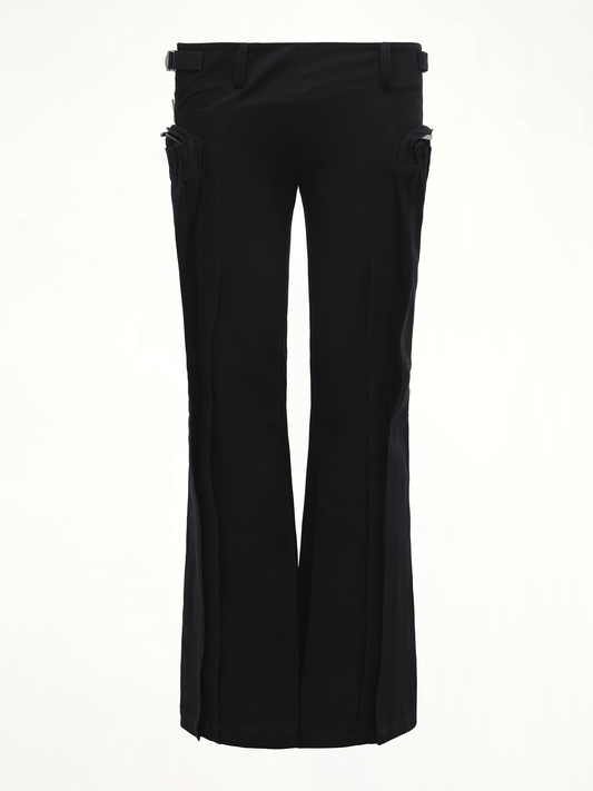 FAX COPY EXPRESS Flared Cargos (Black)