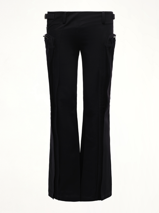 FAX COPY EXPRESS Flared Cargos (Black)