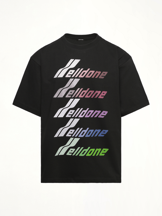 WE11DONE Multi-Logo T-Shirt (Black)