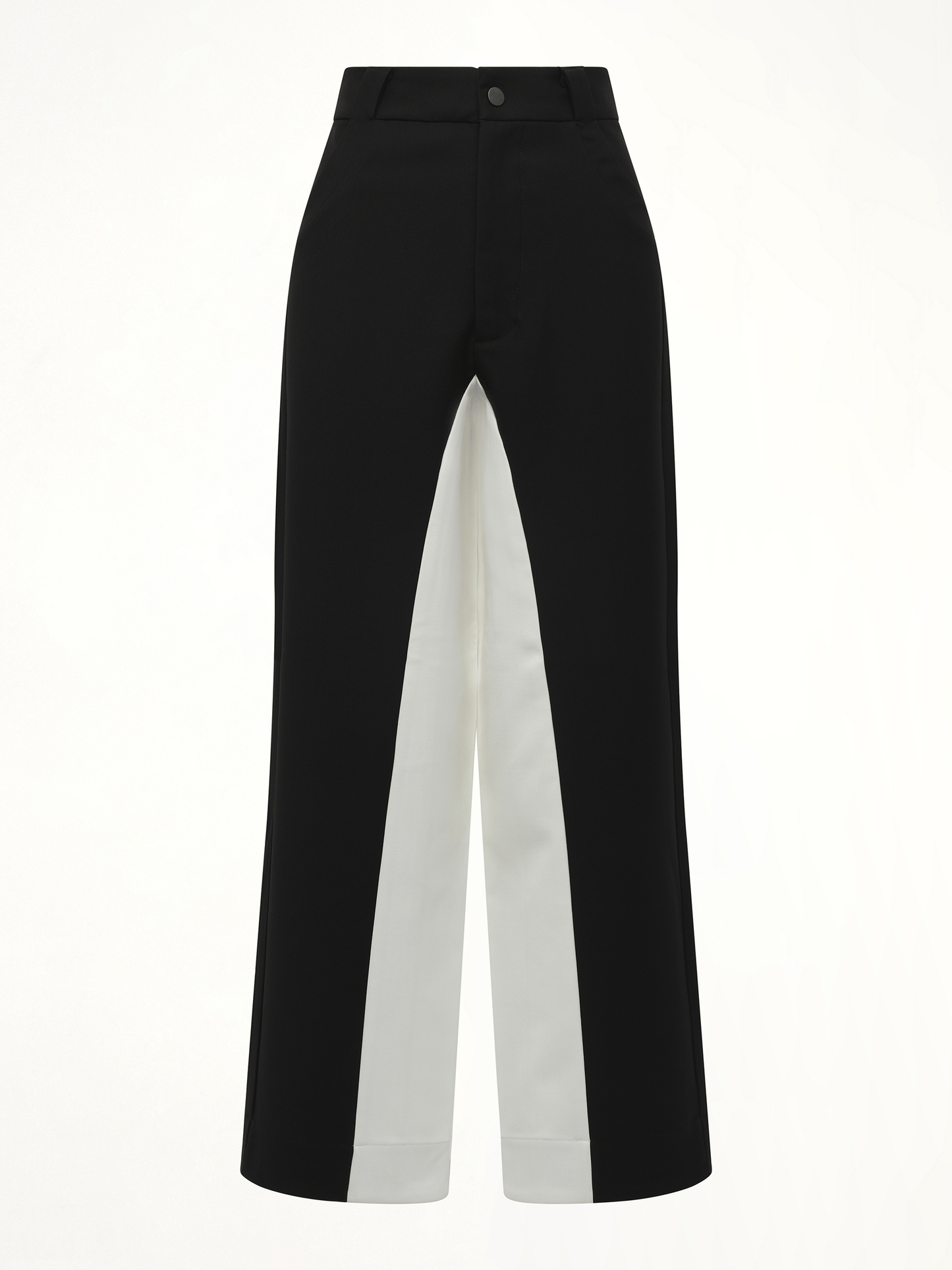 FAX COPY EXPRESS & White Stitched Suit Pants (Black)