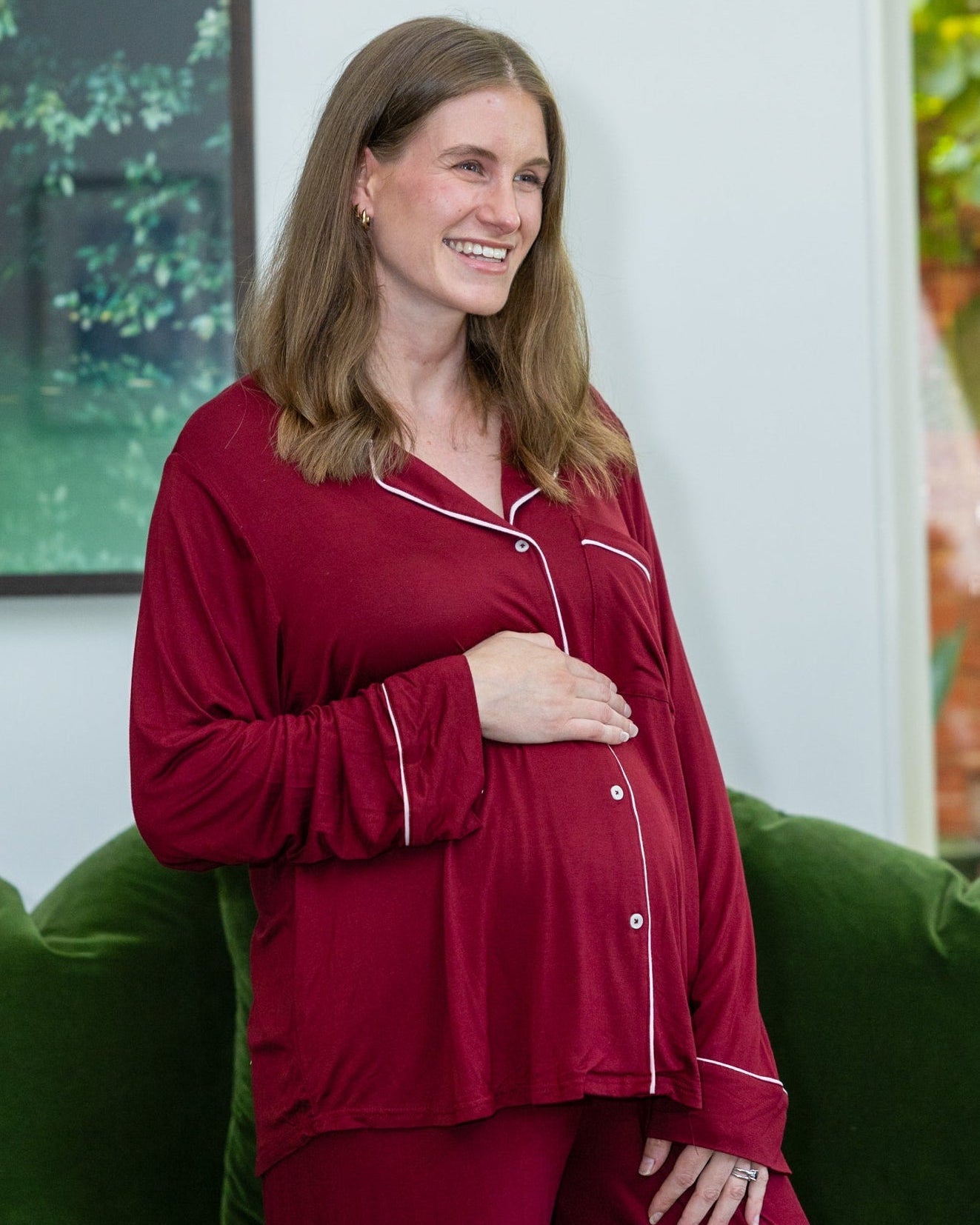 Basics Betty Cares Foundation Pyjamas (Plum)